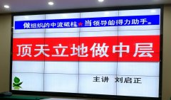 刘启正老师走进郴州《顶天立地做中层》专题培训