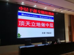 刘启正老师《顶天立地做中层》专题培训