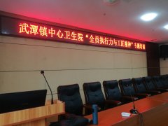 刘启正老师武谭镇中心医院《全员执行力与工匠精神》专题培训